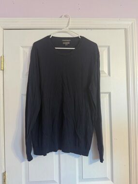 C2 by Calibrate Navy Long Sleeve Crewneck